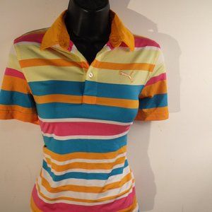 Womens PUMA Golf collared tee